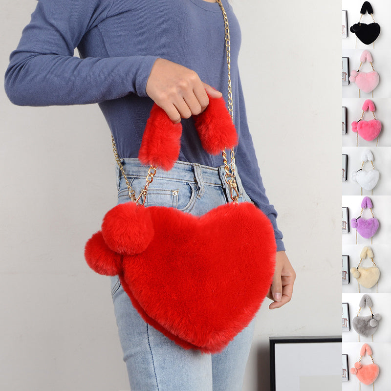 Valentine Plush Handbag