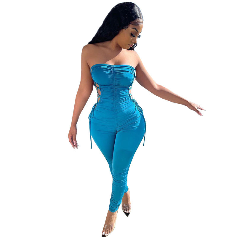 Elegant Strapless Jumpsuit