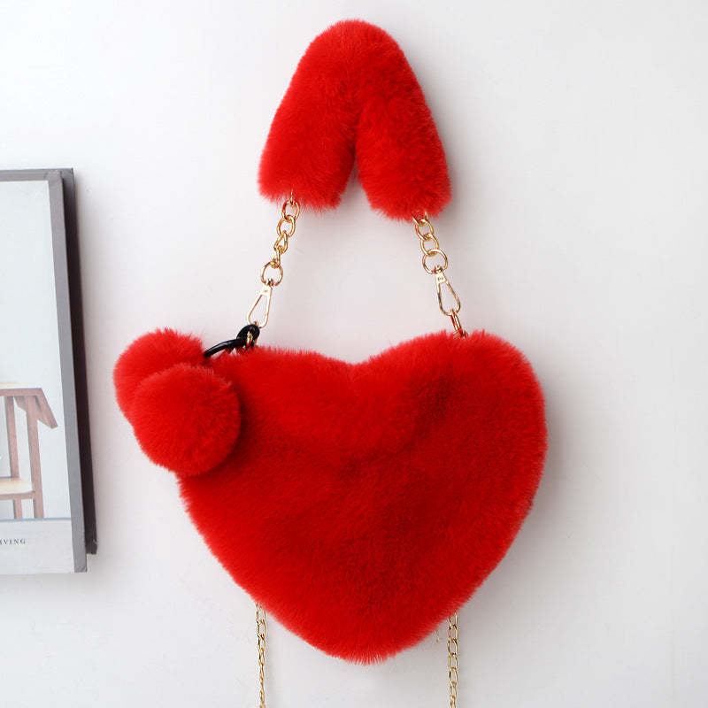 Valentine Plush Handbag