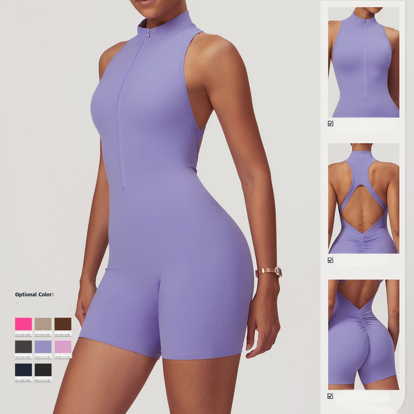 Hot Curve Zip Bodysuit