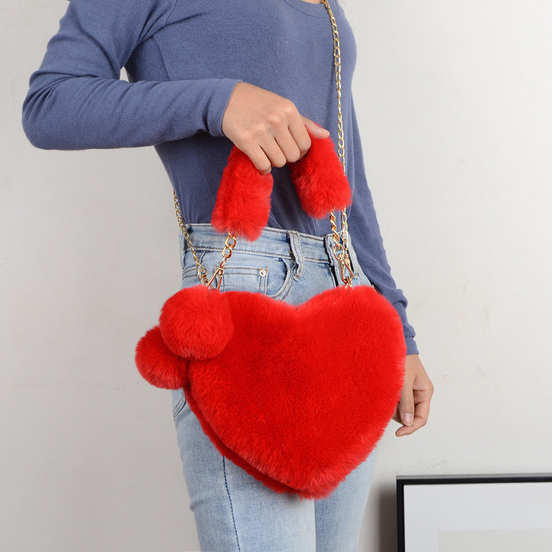 Valentine Plush Handbag