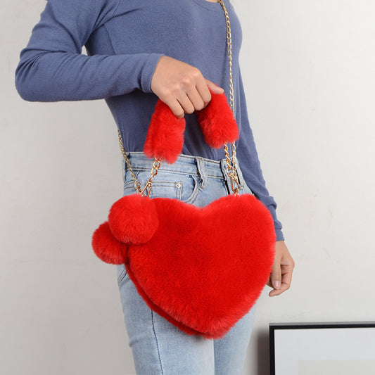 Valentine Plush Handbag