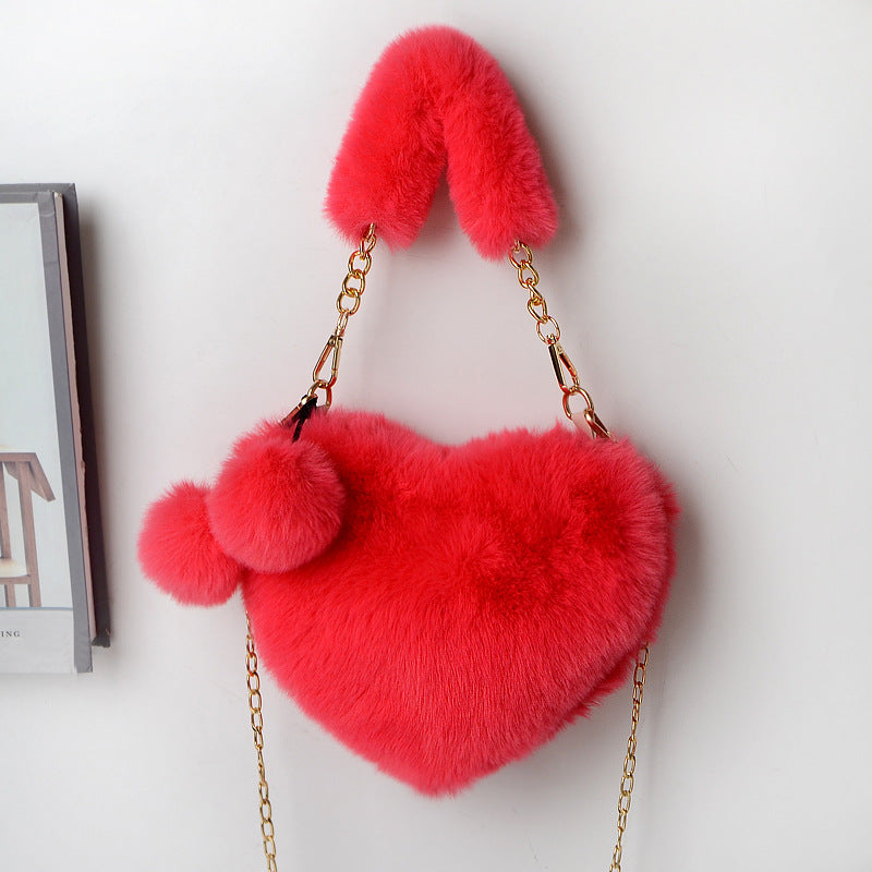 Valentine Plush Handbag