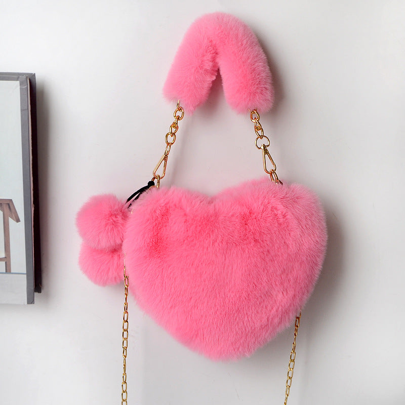 Valentine Plush Handbag