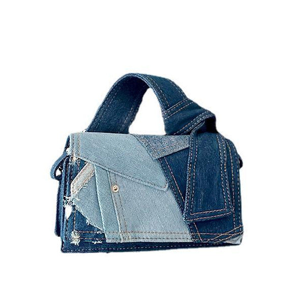 BlueWave Denim Crossbody Bag